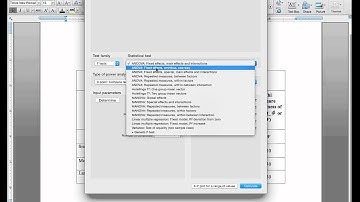 Gpower One Way ANOVA