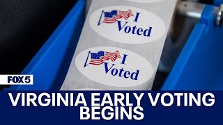 Virginia early voting begins Friday, Sept. 20. Here's what you need to know.