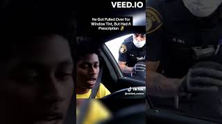 PULLED OVER FOR WINDOW TINT AGAIN #fypシ #fyp #viralshort #viral #viralvideo #youtubeshorts #police