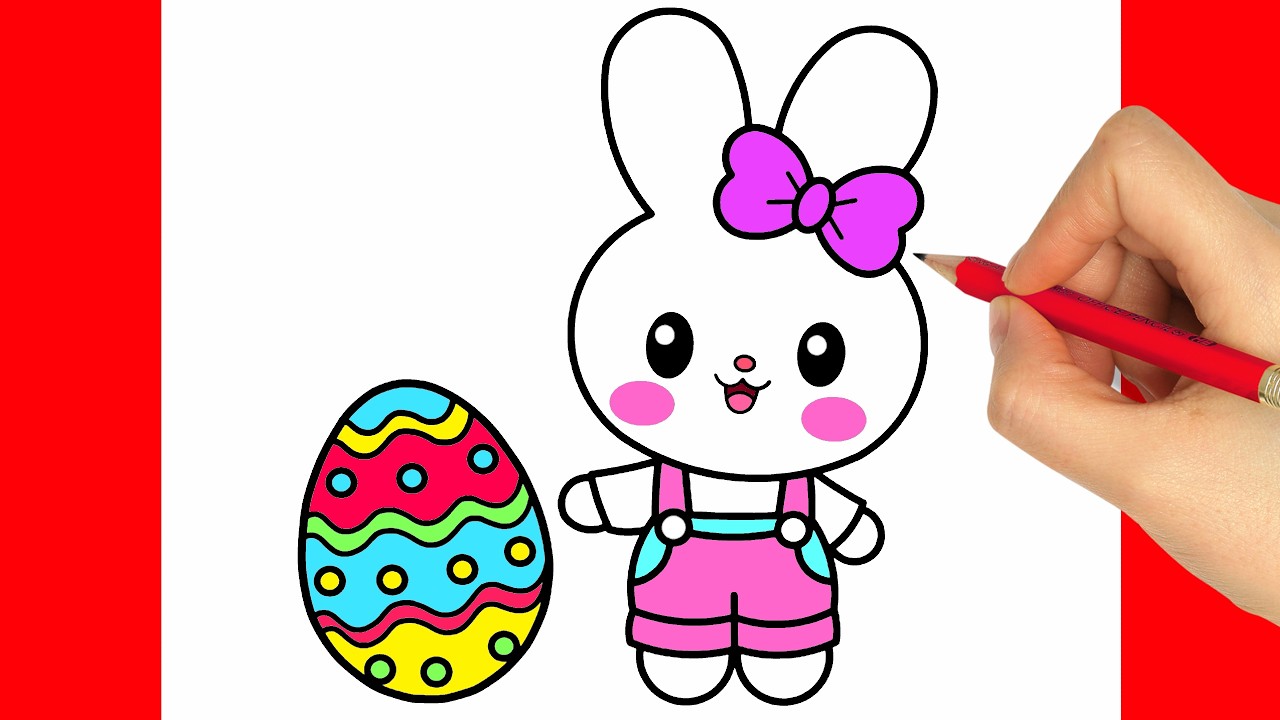 COMMENT DESSINER UNŒUF DE PÂQUES - COMMENT DESSINER UNŒUF DE PÂQUES