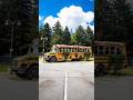 Abandoned School Bus Restoration into Mini Home! 😱 Full Transformation #shorts