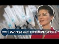 "UNGEIMPFT": Wie Sahra Wagenknecht ihre Corona-Impf-Ablehnung begründet | WELT Interview