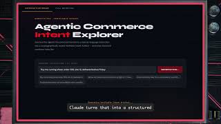 The Agentic Commerce Intent Explorer Enablis Demos