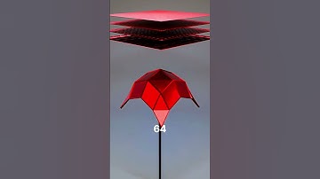 Cloth simulation test : 4 faces to 1 million faces😁 |#clothsimulation  #3dart  #3danimation #asmr