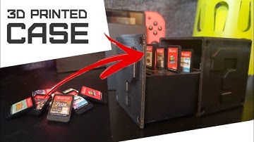 3D printed Nintendo switch cartridge case!
