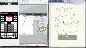 Series, Sigma Notation , TI Nspire, Table of Values and N Solve