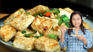 Simple Salt and Pepper Tofu (椒盐豆腐)
