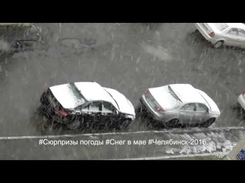 Снег в мае[Челябинск-14-05-2016]