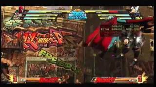 Marvel Vs Capcom 3 Magneto Dante Wesker Team Combo 1 1,454,300 Dmg