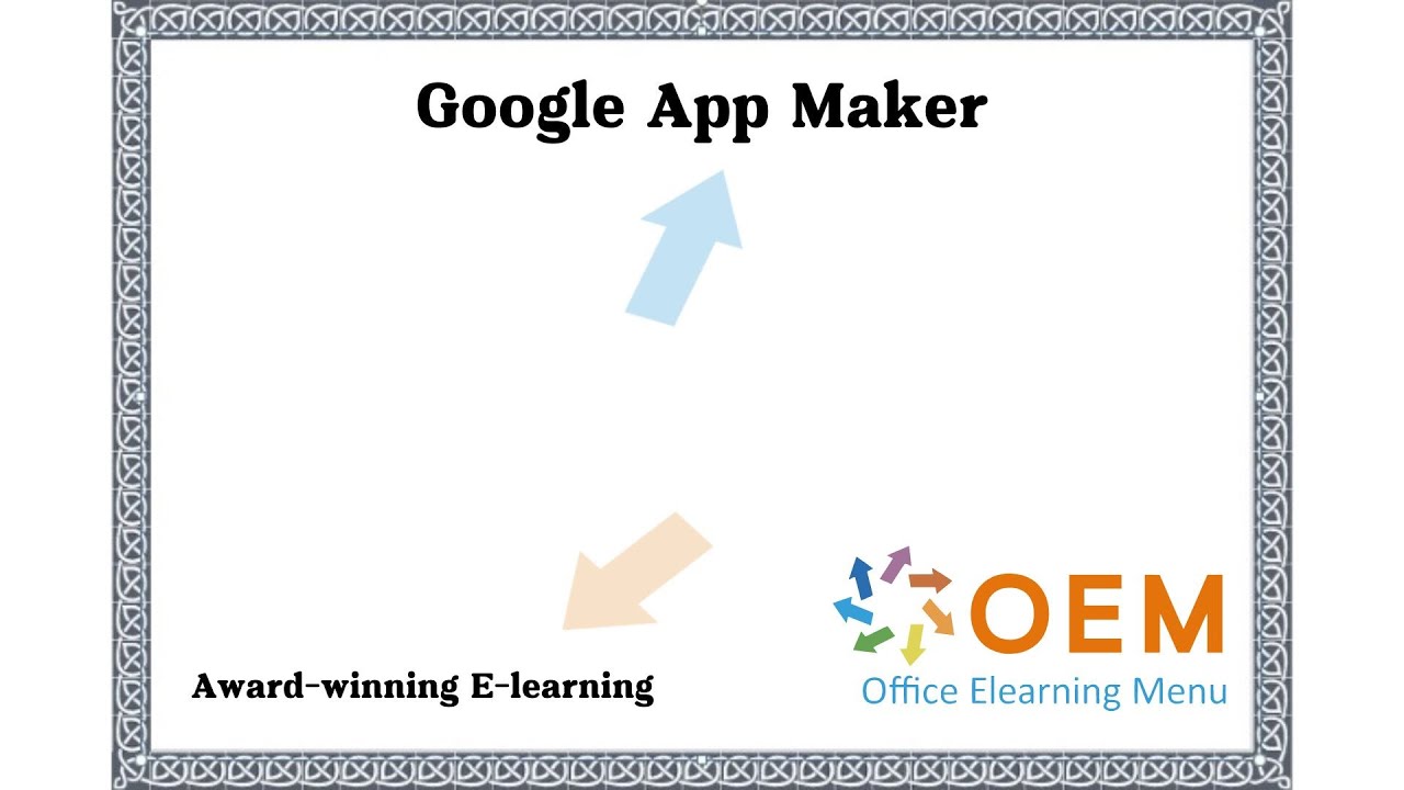 Google App Maker Training - YouTube