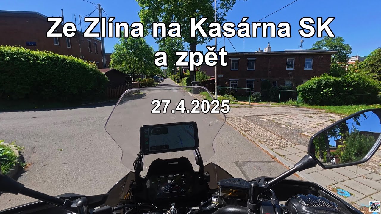 Ze Zlína na Kasárna a zpět | From Zlín to Kasárna and Back - 27.4.2025 CF MOTO 700MT #M5