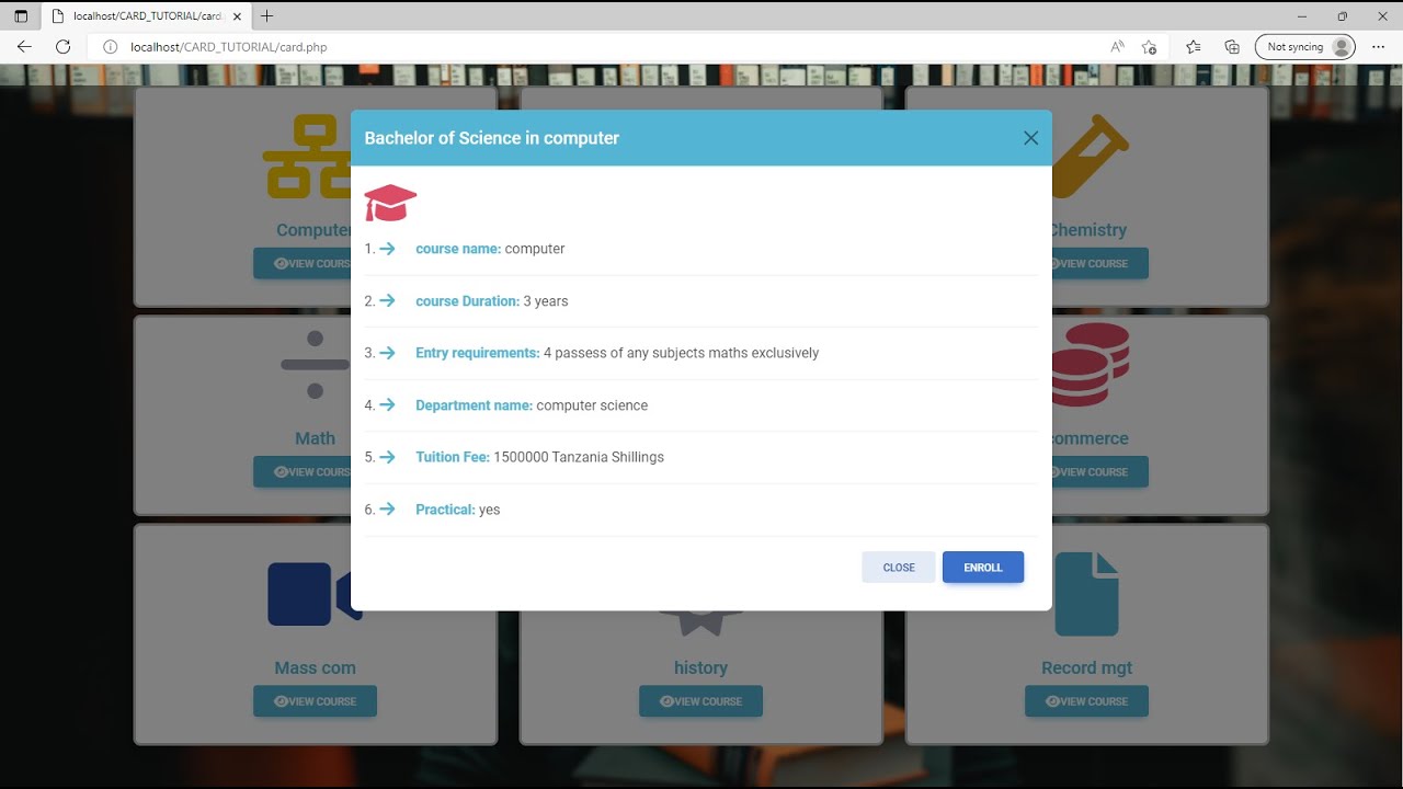 HTML CARDVIEW MATERIAL DESIGN (WITH CARD CLICKED) IT OPENS DIALOG MODAL ...