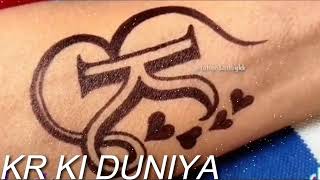 K R Letters Whatsapp Status Kr Love Name Kr Ki Duniya Subscribe To My Channel