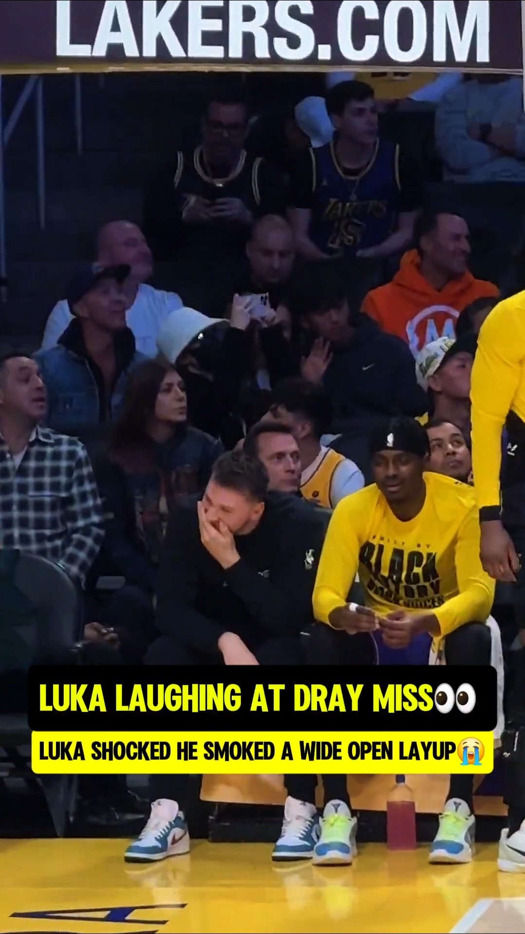 Luka couldn't believe he missed that?