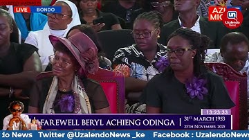 Beryl Odinga’s Daughter’s Emotional Tribute to Her Mother