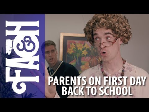 Parents on First Day Back to School - Foil Arms and Hog