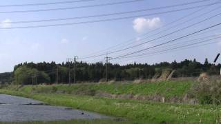 2011.5.8 回9502レ EF81-80牽引24系、黒磯訓練。