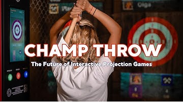 Champ Throw Interactive - the future of interactive projection games. You have to see it! 🎯