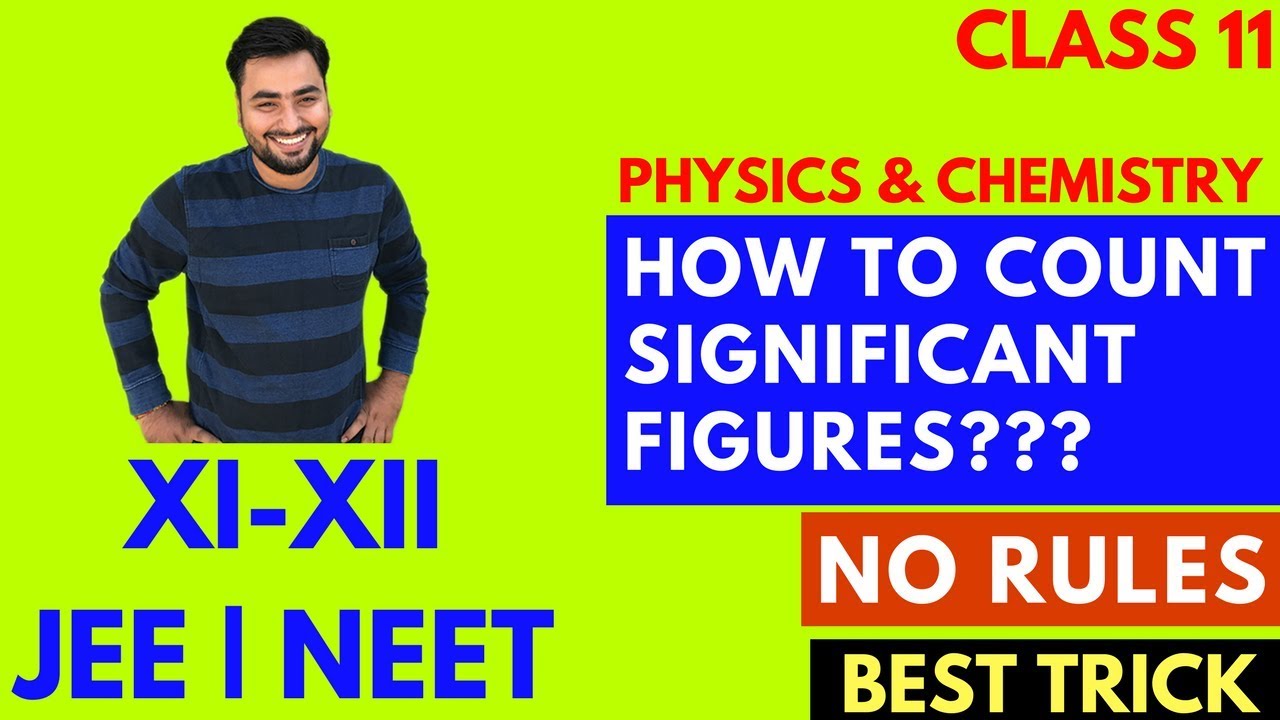 TRICK TO COUNT SIGNIFICANT FIGURES CLASS 11 12 YouTube