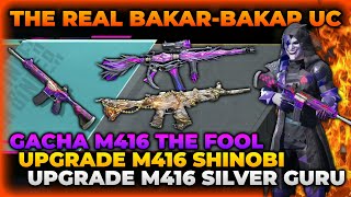 NEKAT GACHA SKIN M416 JOKER SENILAI RP 15.000.000!? UPGRADE M4 SHINOBI DAN SILVER GURU - PUBG MOBILE