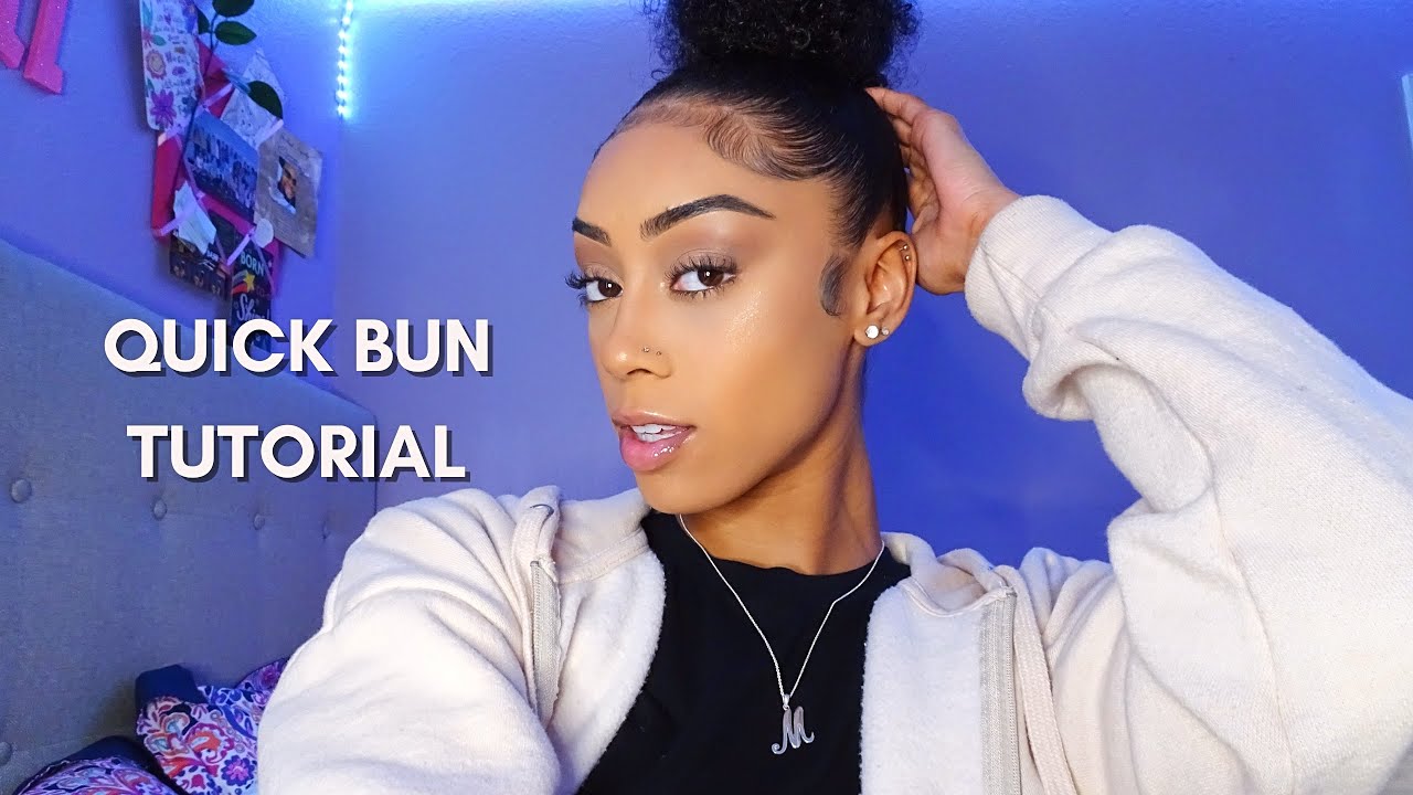 QUICK BUN TUTORIAL! YouTube