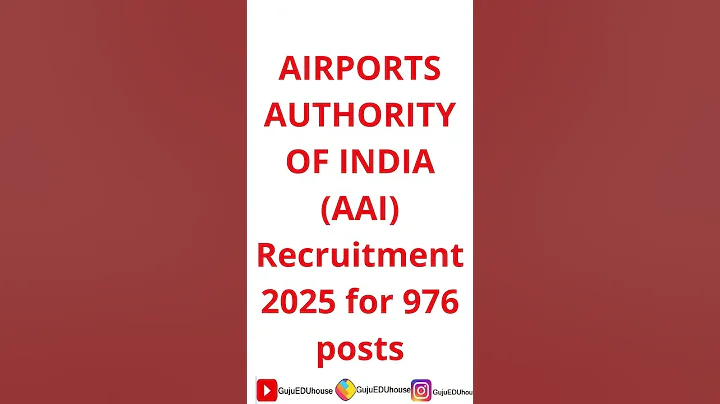 AIRPORTS AUTHORITY OF INDIA AAI Recruitment 2025 for 976 posts  #job #aai   #shorts