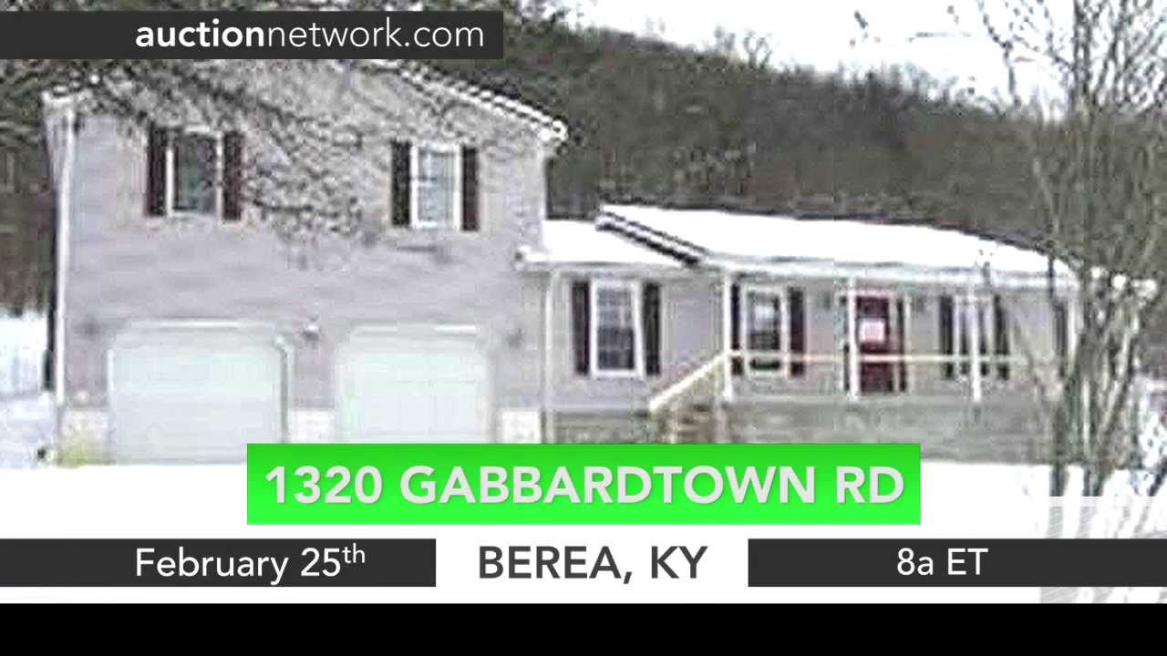 Real Estate Auction Berea, KY YouTube