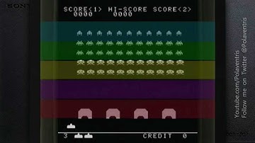 Space Invaders Anniversary on a Sony Playstation 2