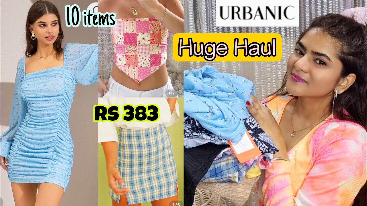 Urbanic Haul starting Rs 383 | Tops, Skirts & Dresses | Affordable ...