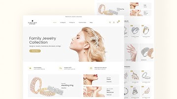 How To Create a Jewelry Website Using HTML CSS And JavaScript