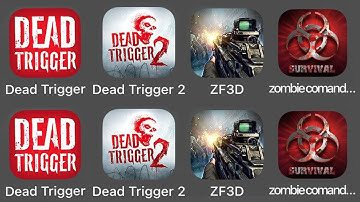 Zombie Shooting Games | Dead Trigger, Dead Trigger 2, Zombie Frontier 3D, Zombie Commando Suvival