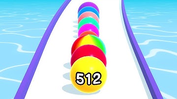 Ball Run 2048 - All Levels Gameplay Android, iOS ( Levels 4080 )