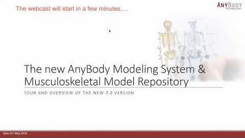 [Webcast] - New features in the AnyBody Modeling System 7.2