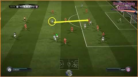 Fifa 18 attacking toturial - how to force run behind the defence
