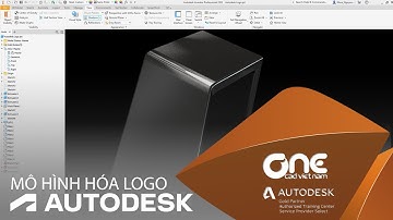 OneCADVN | Mô hình hóa logo Autodesk 2021 với Inventor Professional