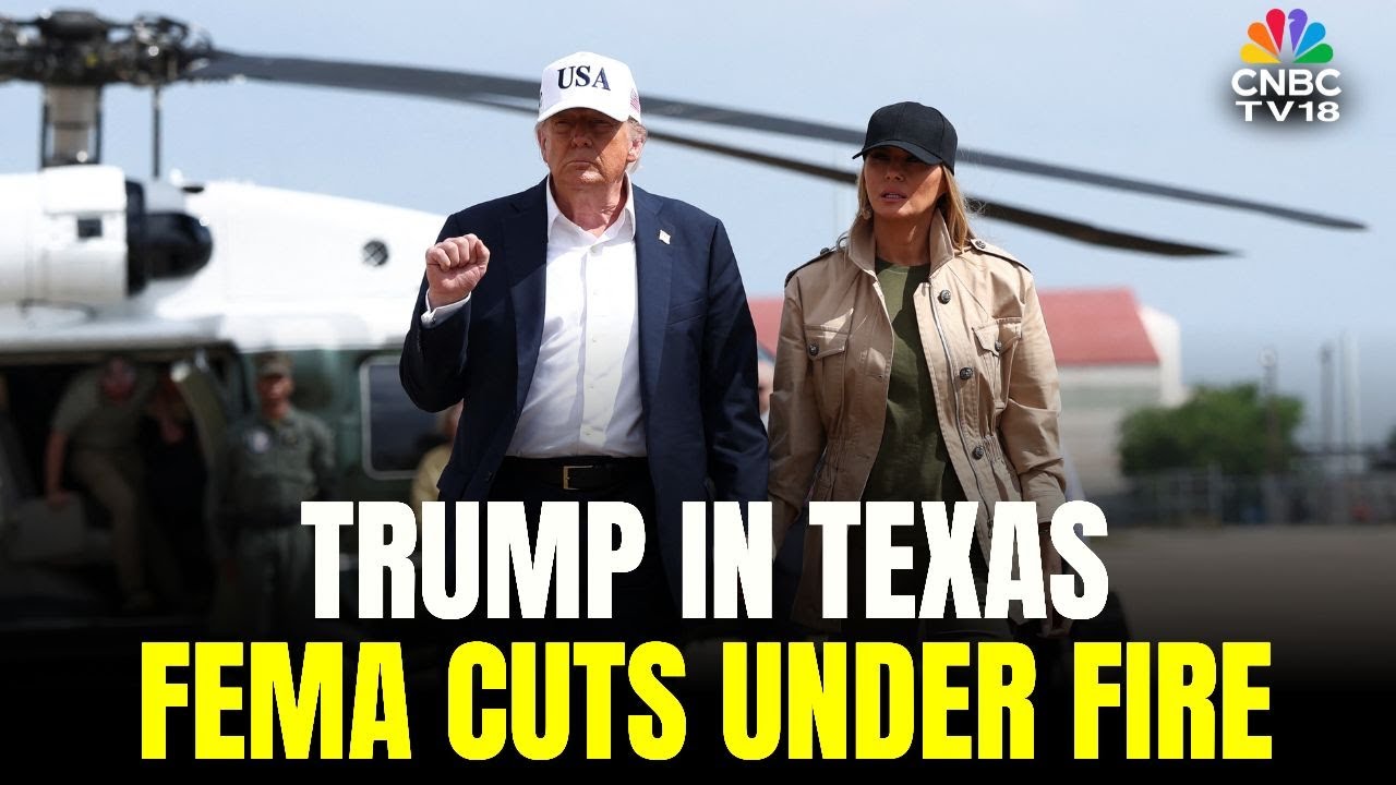 US President Donald Trump Visits Texas Flood Zone Amid Mounting ...