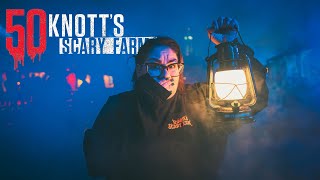 Knotts Scary Farm 50th Anniversary Opening Night 2023 | New Mazes & The Hanging!