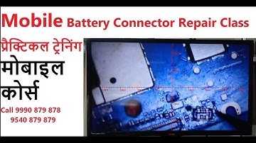 Mobile Battery Connector Repair Class With Microscope