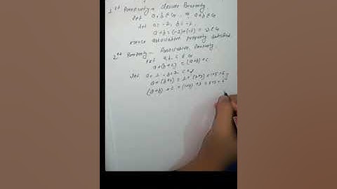 Show that set of integers form an abelian group under addition.