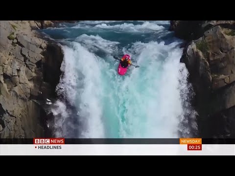 Dane Jackson Plunges Over Salto Del Maule Waterfall Chile Bbc News 19th February 2020