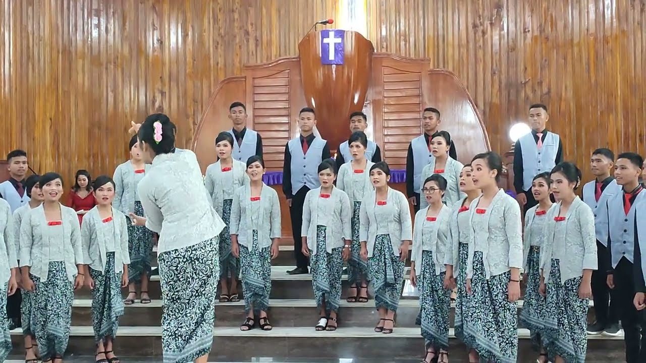 Pujilah Allah Di Tempat Kudus-Nya SMA NEGERI 1 BAKTIRAJA JUARA 2 Festival Koor Cabdis Humbang
