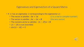 ODEs Lesson 24 Eigenvalues and Eigenvectors