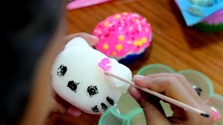 unboxing mainan anak squishy master kit - membuat squishy sendiri - homemade squishy screenshot 5