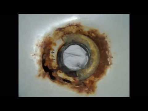 Rusty Bath Tub Drain Repair