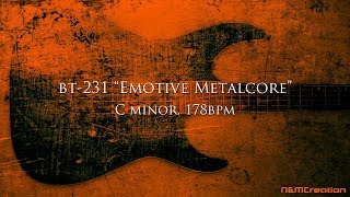 Emotive METALCORE Backing Track in Cm | BT-231