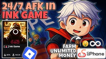 The Ultimate Roblox AFK Tool! Farm 24/7 in Ink Game with UgPhone & Save Your Phone