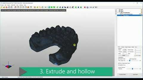 How to prepare a print job: Dental Model