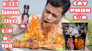 Mùa Đông Lạnh Làm Mì Cay Samyang Trộn Nước Sốt Siêu Cay Samyang Ăn Cho Ấm Lòng Thanh Vi Vlog