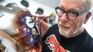 Adam Savage Learns How to Paint Battle Damaged Armor!