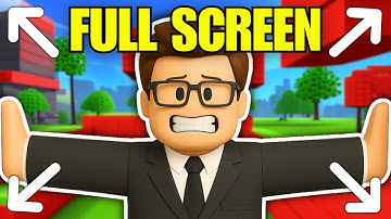 How To Play Roblox in Full Screen Mode (No Taskbar)